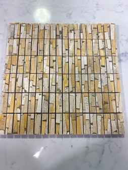 Portland #6 Natural Stone Mosaic 12x12