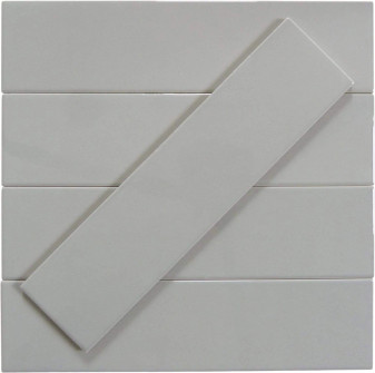 Tender Gray Gloss 3"x12" Ceramic Wall Tiles