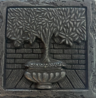 FACES OF NATURE CAST INSERT SILVER CAST TREE OF LIFE 4"X4" TILES