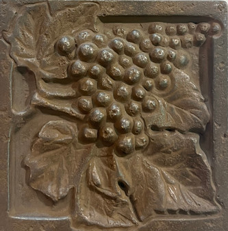 FACES OF NATURE GRAPES CAST 234-6 INSERT RUST 4X4