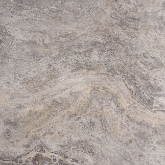 Silver Travertine Crosscut Honed & Filled 18x18