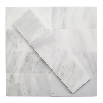 Ocean White Honed 3"x6"