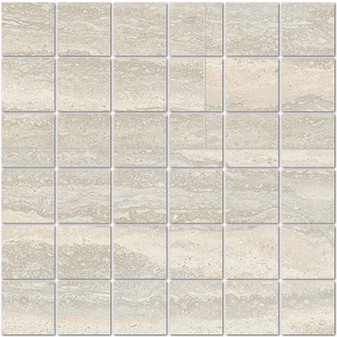 Revival Ivory 2x2 Mosaics on 12"x12" Mesh