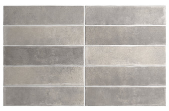 Argile 2.5" x 10" Porcelain Tile - Concrete