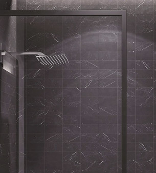 Nero Marquina Honed 3"x6" Marble Tiles
