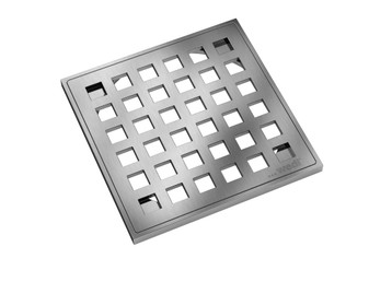 Wedi Brushed Stainless Steel Drain Cover - 4" x 4" US1000009