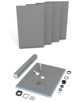 Wedi Fundo Primo Shower Kit - 42" x 72"