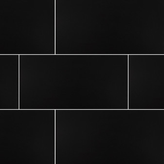 B&W Black Matte 12x24