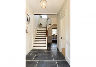 Belgium Black Limestone Natural Handcut 12"x24"