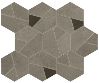 Boost Pro Taupe Coffee Hexagons Mosaics 10x11 sheets