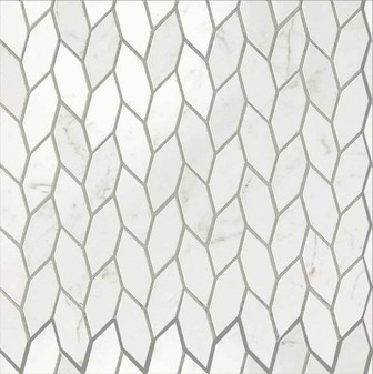 Marvel Stone Carrara Pure Twist Mosaics Lapp/Matte Mix