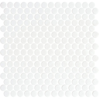 Onix Penny Round White Matte