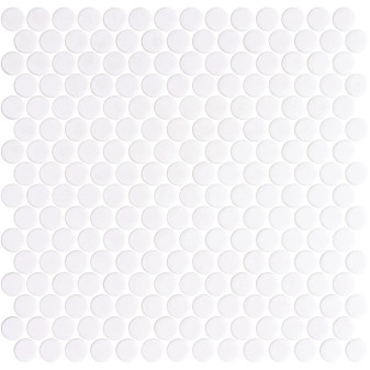 Onix Penny Round White Shiny