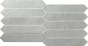 Switch OFF Grey Matte 1.75x9.5 Ceramic Picket Wall Tiles