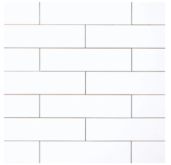 Ice White Matte 3x12 Ceramic Wall Tiles