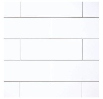 Ice White Matte 4.25x16 Ceramic Wall Tile
