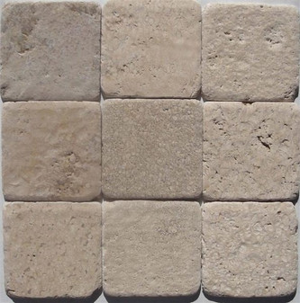Fiorito Tumbled Travertine 4x4