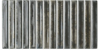 Potters Umber 5×10 Bars Decorative Tile Glossy