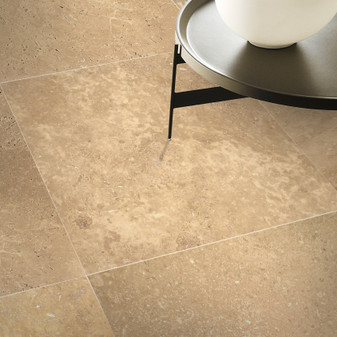 Noce Premium Travertine 18×18 Filled/ Honed