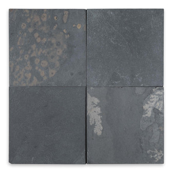 Indian Black Slate 6×6 Tumbled
