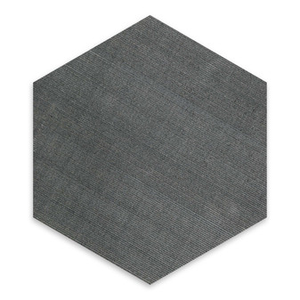 Basalt Black Basalt 10″ Hexagon Flow