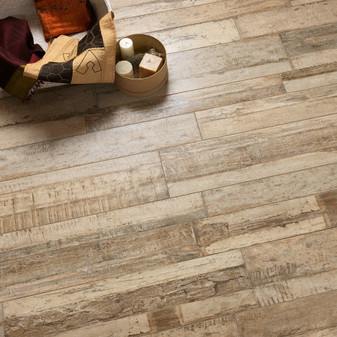 Sea Wood Sand 5X32 Porcelain Tiles