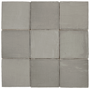 Mediterranea Gris Gloss  5"x5" Ceramic Wall Tile