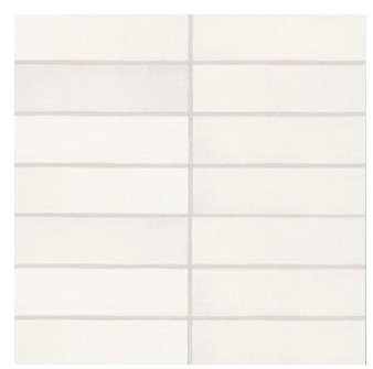 Fathom White Matte 2.5"x10" Ceramic Wall Tiles
