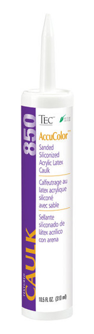Tec AccuColor 850 Sanded Bright White #910 Caulk 10.3 Oz Tubes