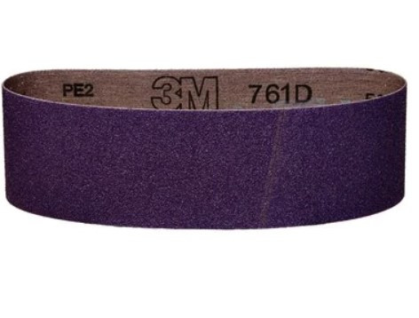 3M Cloth 761D Belts 80Y 3" W x 24" L - 81412 Purple (5 Pack)