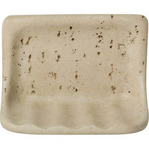 Ivory Travertine Soap Dish