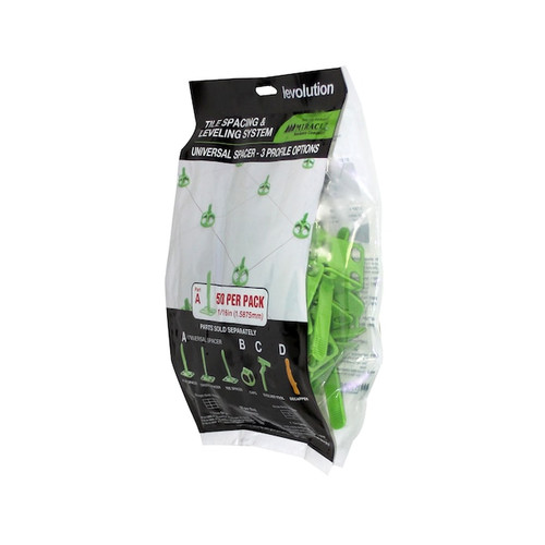 Miracle Sealants  Levolution 50-Pack 1/16-in Plastic Tile Spacer