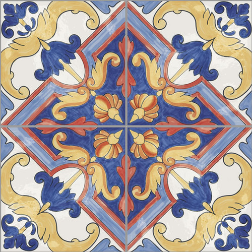 Amalfi #8 Gloss 6x6 Porcelain Tiles