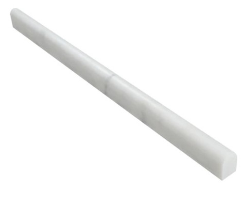 Ocean White Honed 3/4"x12" Pencil Liners