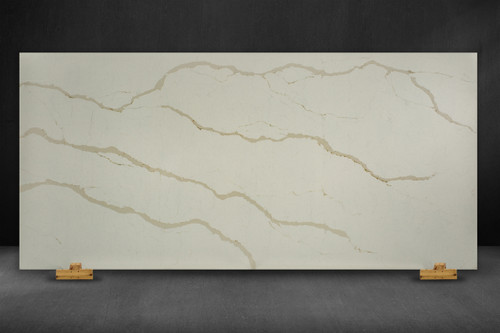 Montaj Calacatta Nuovo Polished 3CM Quartz 126"x63" Quartz Countertop