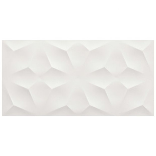 3D Wall White Matte Diamond 16x32