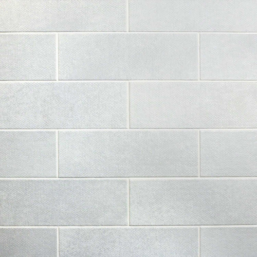 Camp Army Canvas White 4"x12" Ceramic Wall Tiles