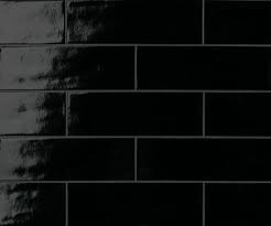 Manhattan Black 4x12 Gloss Porcelain Tile