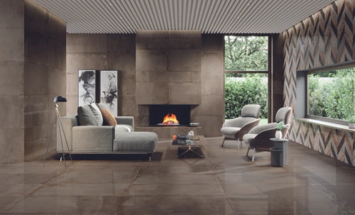 Ruggine Oxide Lappato Plus 24x48