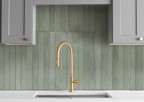 Rainbow Aqua Gloss 2"x20" Ceramic Wall Tiles