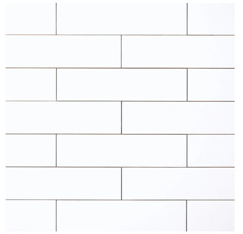 Ice White Matte 3x12 Ceramic Wall Tiles