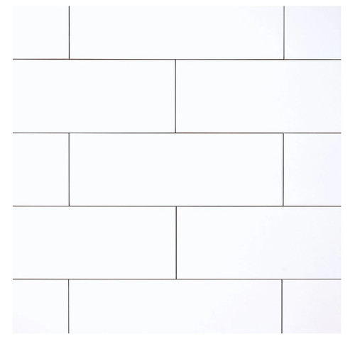 Ice White Matte 4.25x16 Ceramic Wall Tile