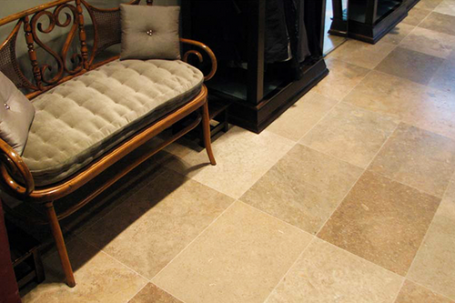 Tuscany Gold Honed and Filled 18x18