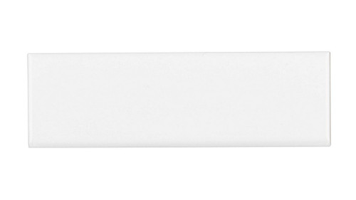 Ice White Gloss 3x10 Bullnose Finished on 10" Side