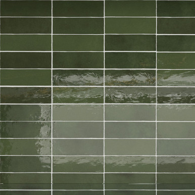 E - LA RIVERIA - BOTANICAL GREEN - 2.5" x 8"