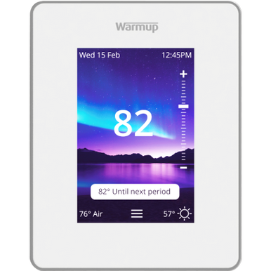 Warmup 7iE NEW Wi-Fi Smart MATTER Thermostat White