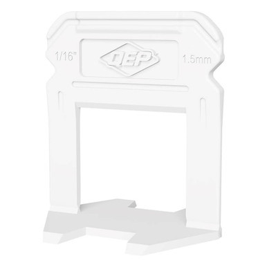 QEP Xtreme Tile Leveling System Part A Base Clips - 1/16" Box of 2000