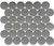 Alameda Gray Matte 2" Penny round Mosaics