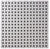Alameda Basketweave with Black Dot Mosaic 12x12