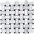 Carrara White Marble 1x2 Basketweave Mosaic Tile w/Nero Marquina Black Dots Polished